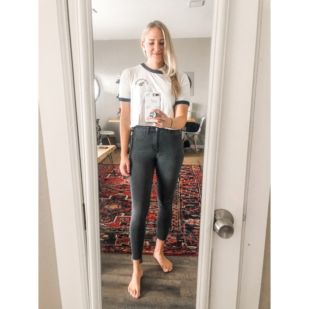 American Eagle Avocado Crop Top